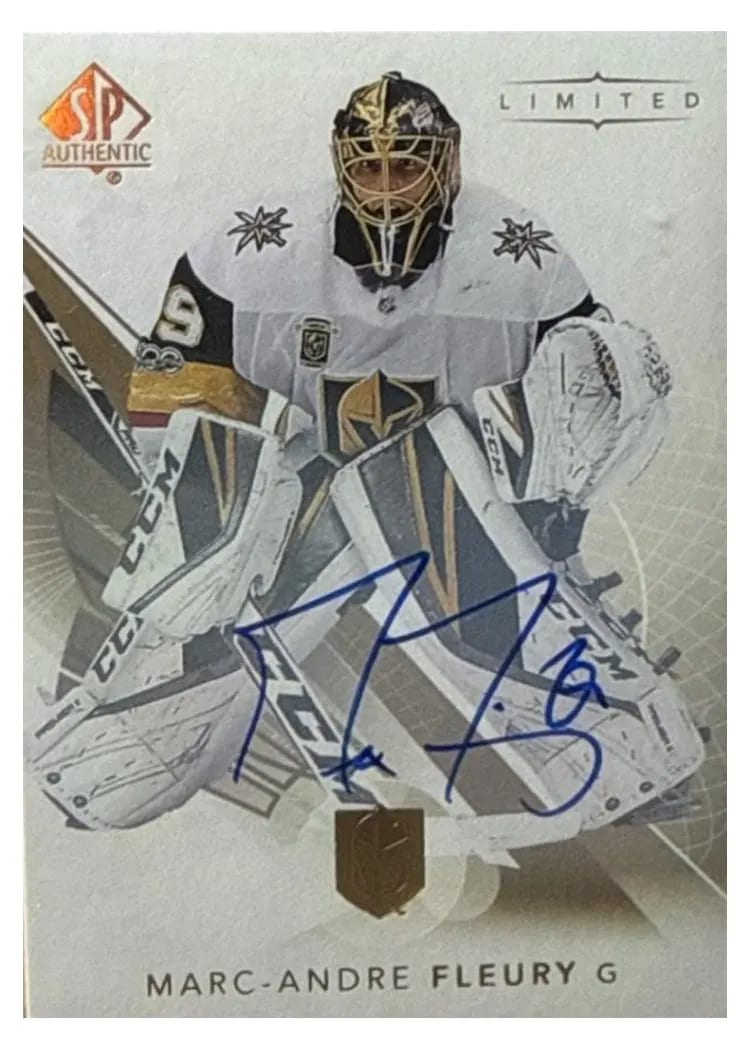 2017-18 SP Authentic Base Set Marc-Andre Fleury #31 card
