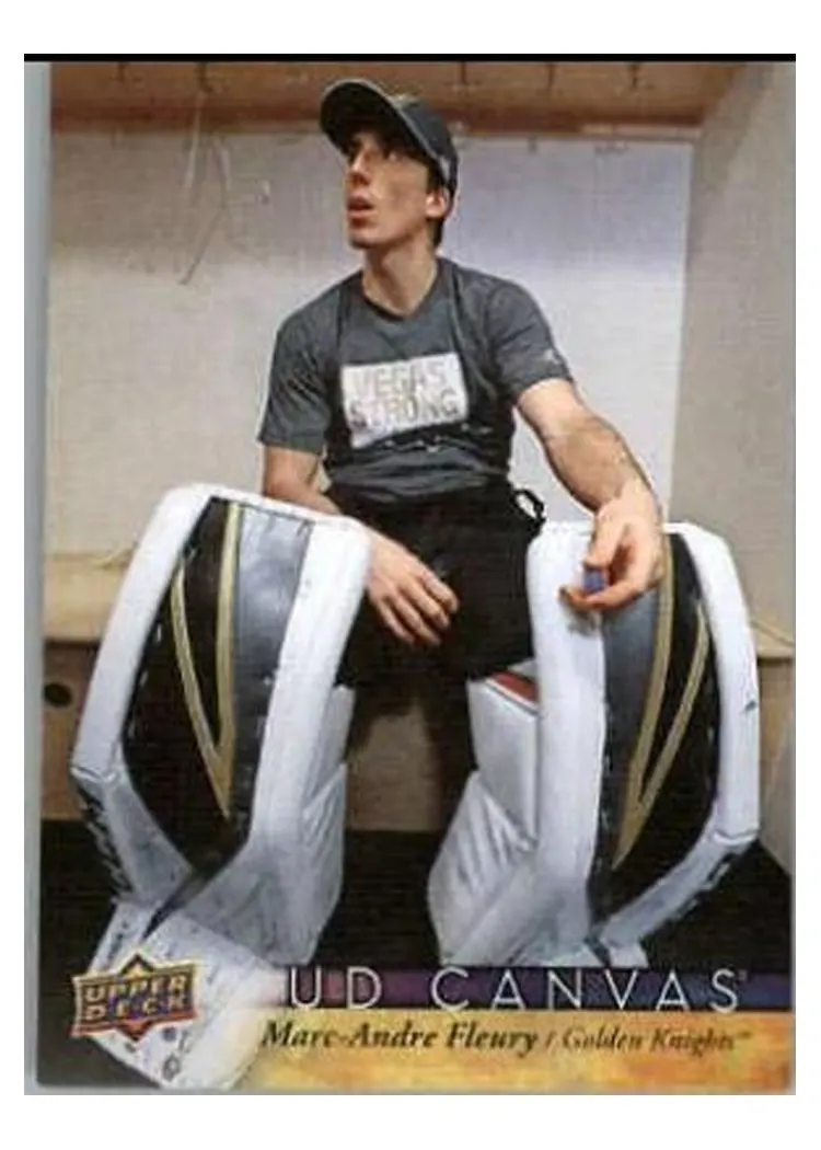 2017 Upper Deck Canvas Marc Andre Fleury #C199 card