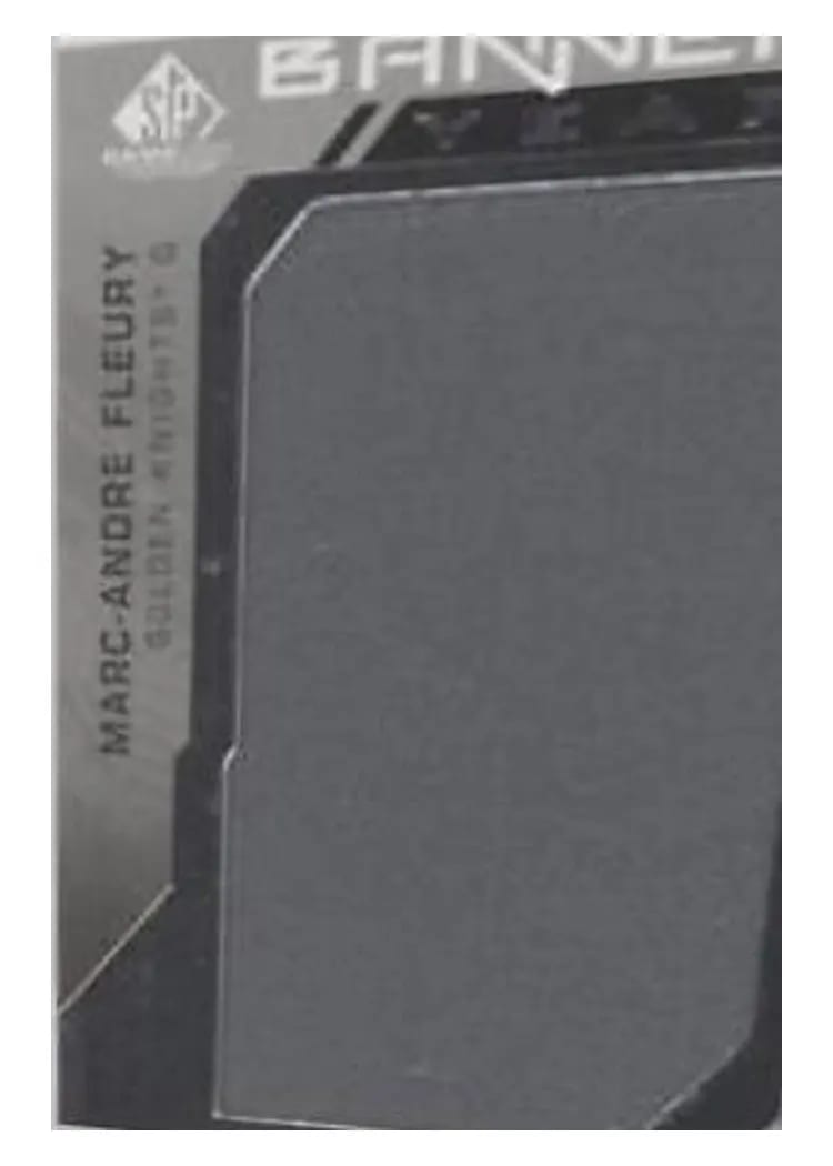 2021 SP Game Used NHL Stanley Cup Playoffs Banner Year Relics Marc Andre Fleury #BYSC-MF card