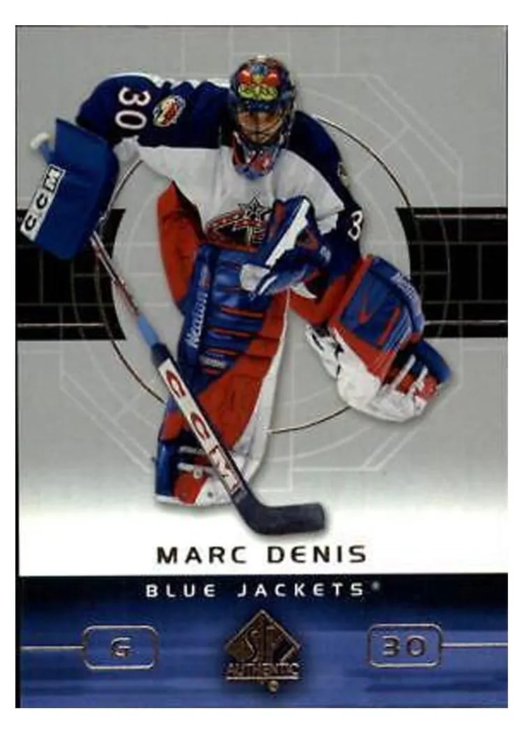 2002 SP Authentic Marc Denis #26 card