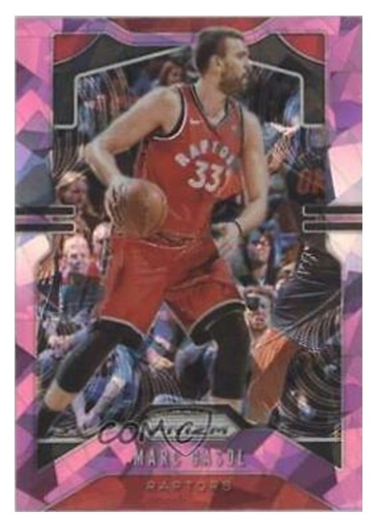 2019-20 Panini Prizm Base Set Marc Gasol Pink Ice Prizm #153 card
