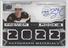 2022-23 Upper Deck Premier 2022 Premier Rookie Autograph Jersey Marc McLaughlin #PRA-MC card