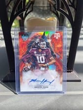 2025 Bowman University Best Workhorse Signatures Refractor Marcel Reed #WA-MR
