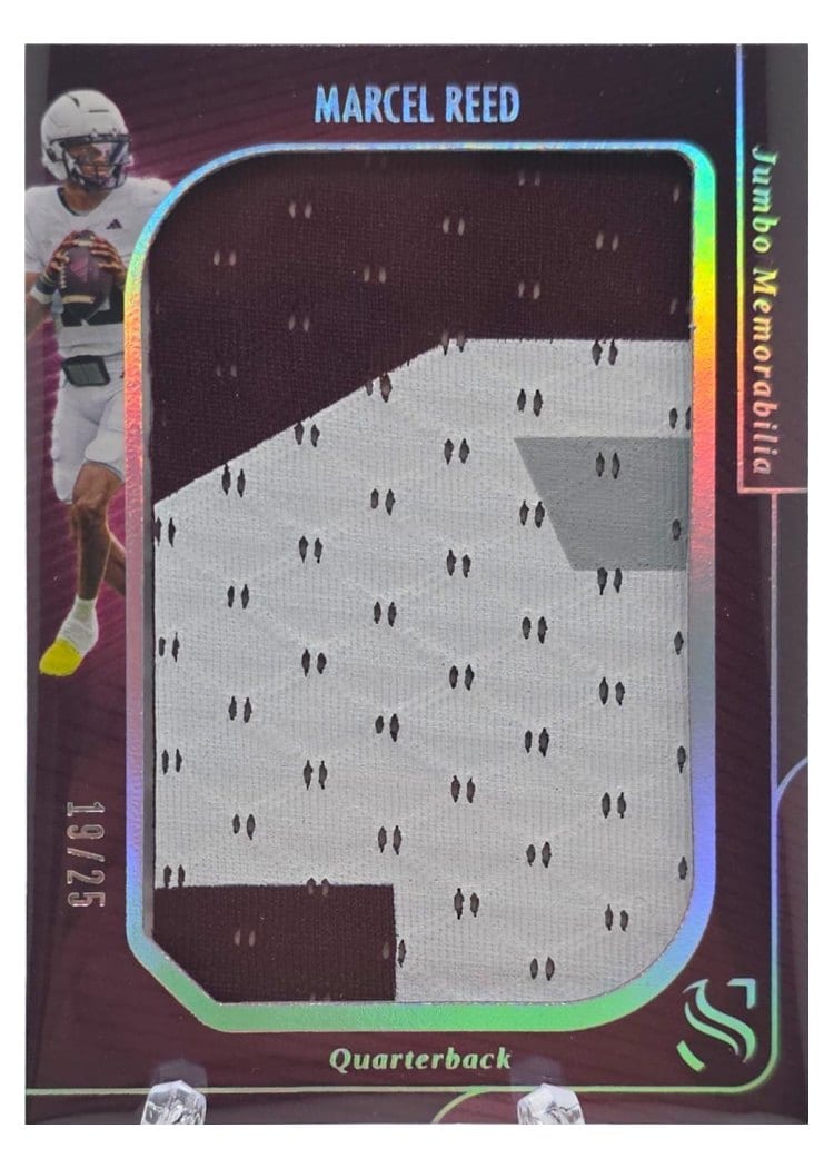 2025 Panini Silhouette Jumbo Memorabilia Marcel Reed #19 card