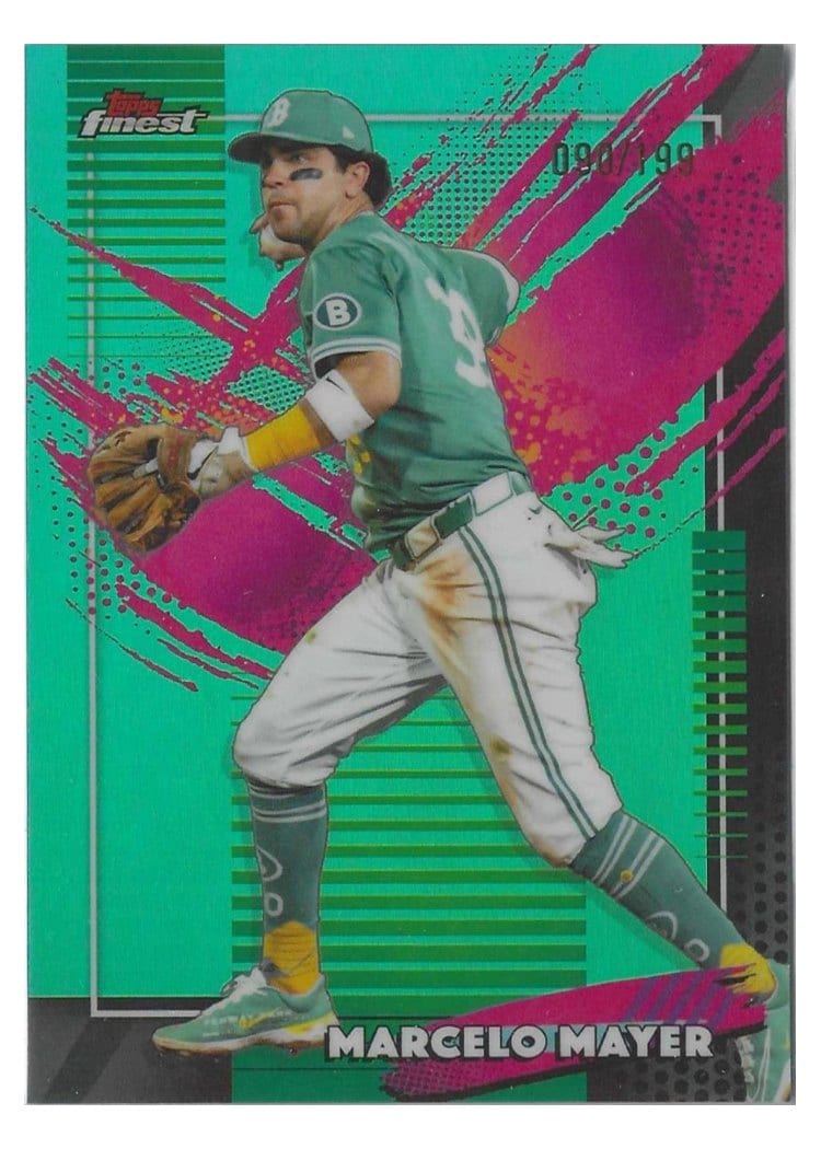 2026 Topps Finest Marcelo Mayer Aqua Refractor #286 card