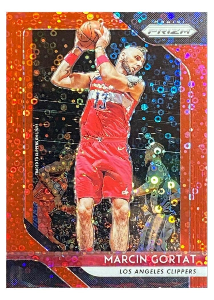 2018-19 Panini Prizm Base Set Marcin Gortat Fast Break Prizm Red #264 card