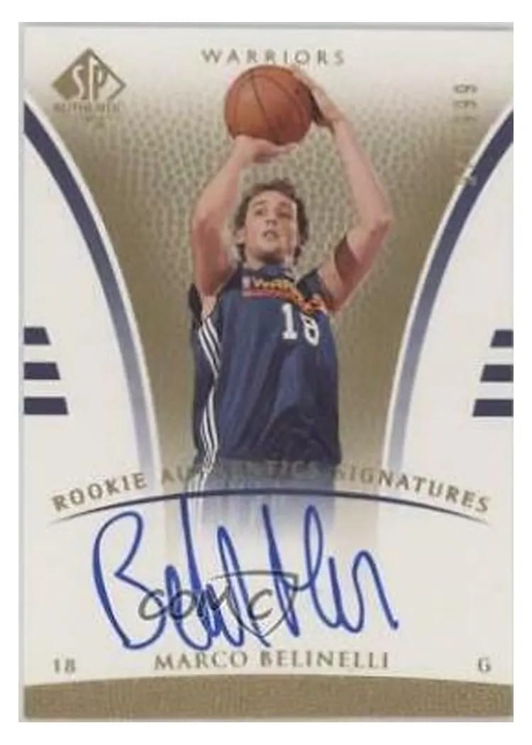 2007 SP Authentic Marco Belinelli #107 card