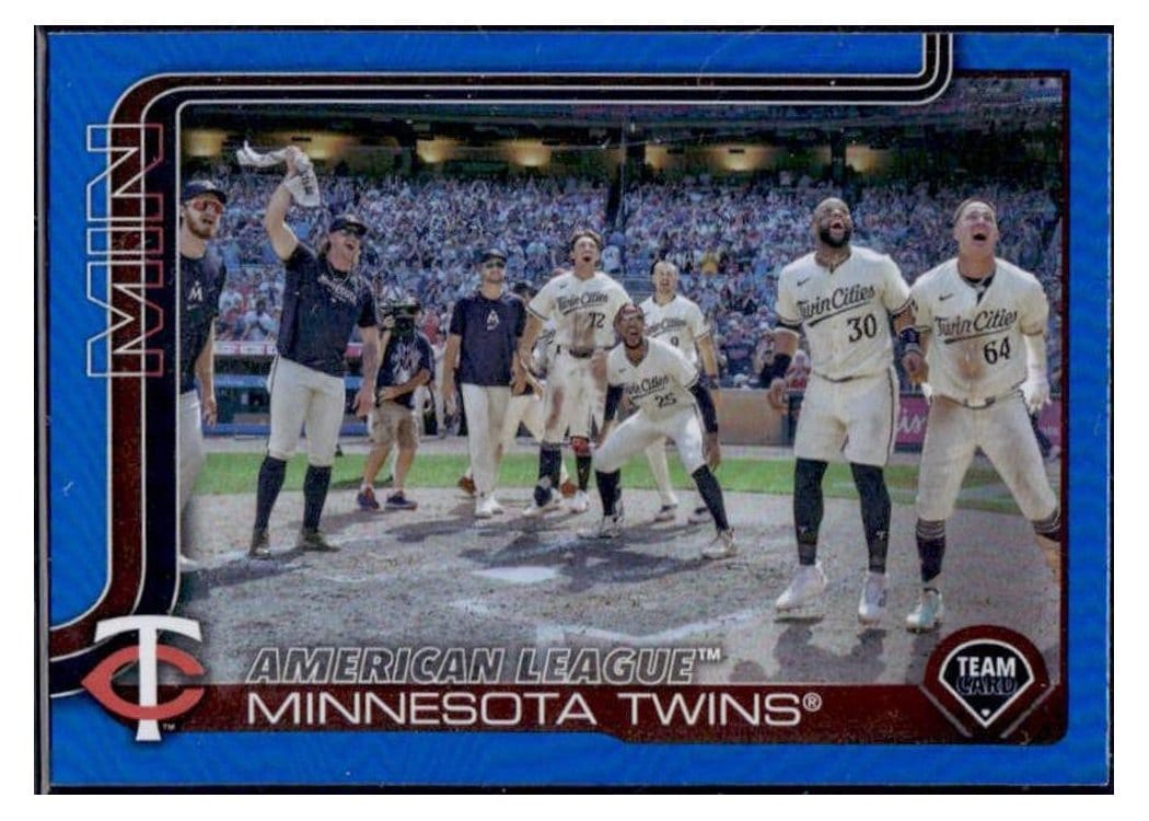 2025 Topps Base Set Marco Gonzales Blue Rainbow #113 card