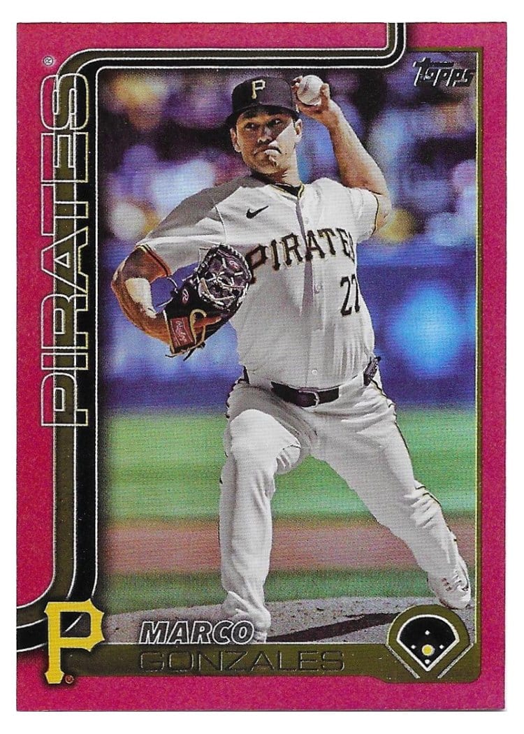 2025 Topps Base Set Marco Gonzales Red Rainbow #113 card