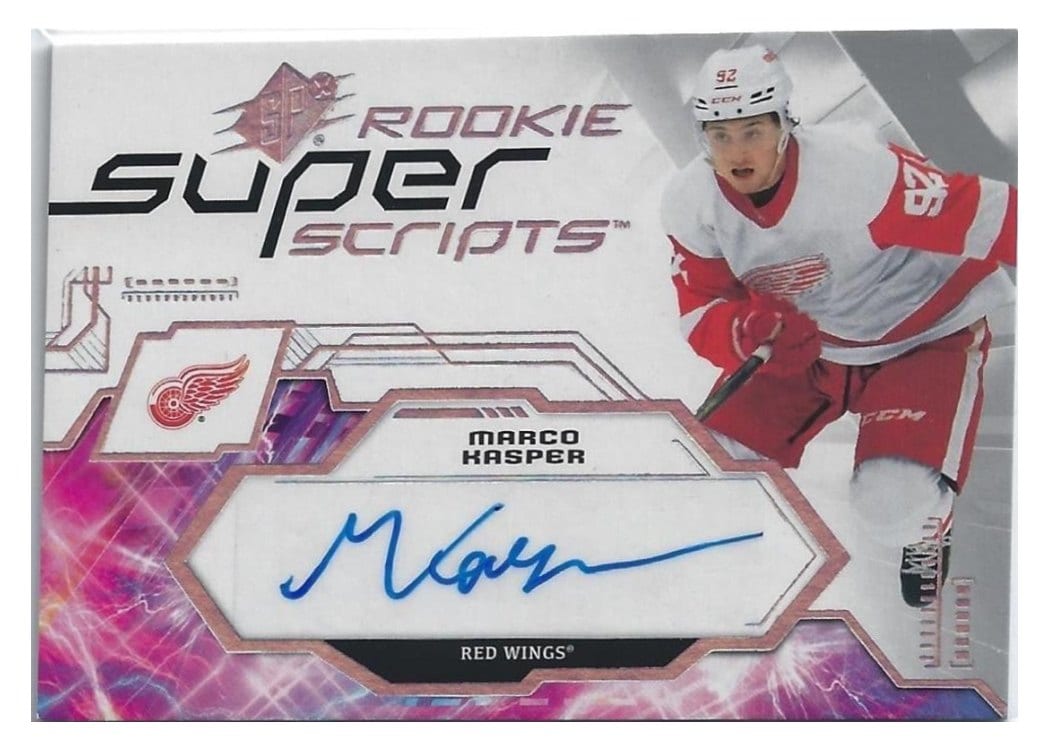 2023-24 SPx Rookie Superscripts Marco Kasper #SSR-KA card