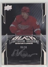 2023-24 SPx UD Black Lustrous Rookie Signatures Marco Kasper #LRA-KM card
