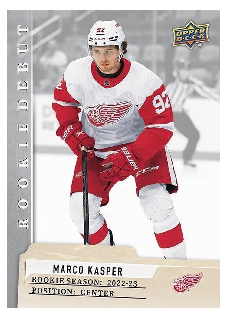 2023-24 Upper Deck Rookie Debut Base Set Marco Kasper #16 card