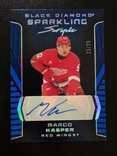 2025-26 Upper Deck Black Diamond Sparkling Scripts Marco Kasper #SS-KA card
