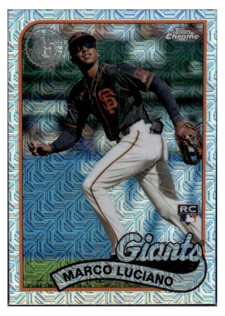 2024 Topps 1989 Topps Baseball 35th Anniversary Chrome (Series One) Marco Luciano #T89C-15 card