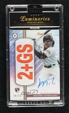 2024 Topps Luminaries Home Run Kings Autograph Relics Marco Luciano #HRKAR-ML card