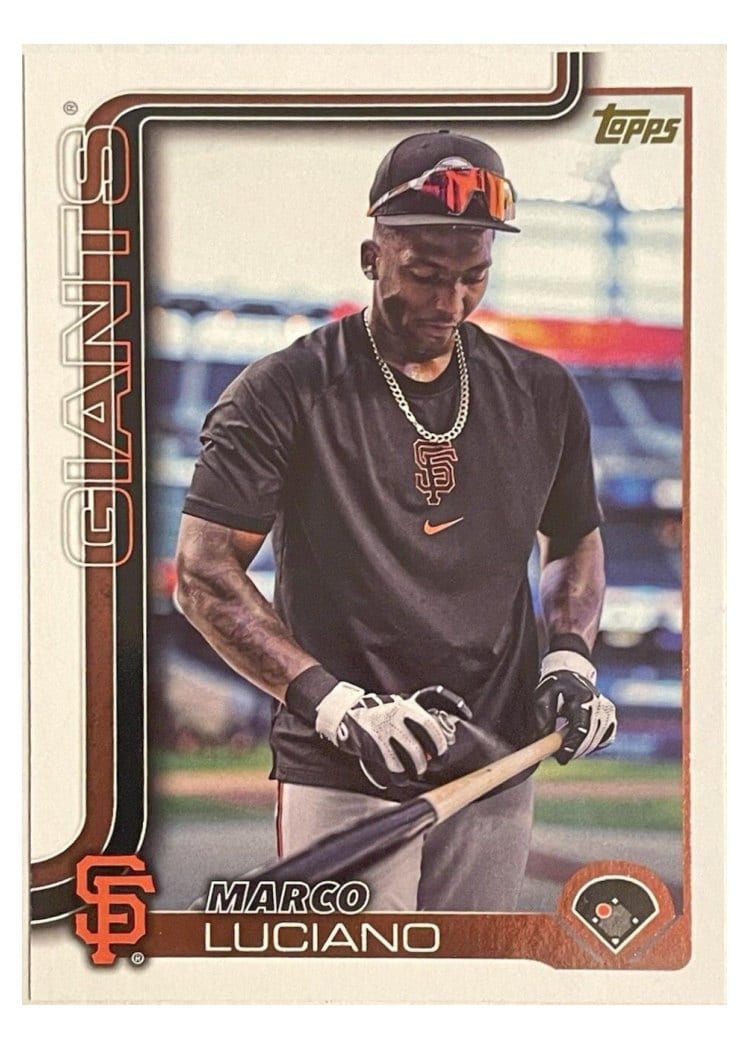 2025 Topps Base Set Marco Luciano #156 card