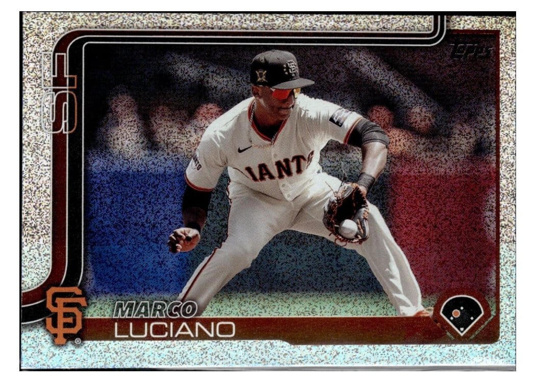 2025 Topps Base Set Marco Luciano Sandglitter #156 card