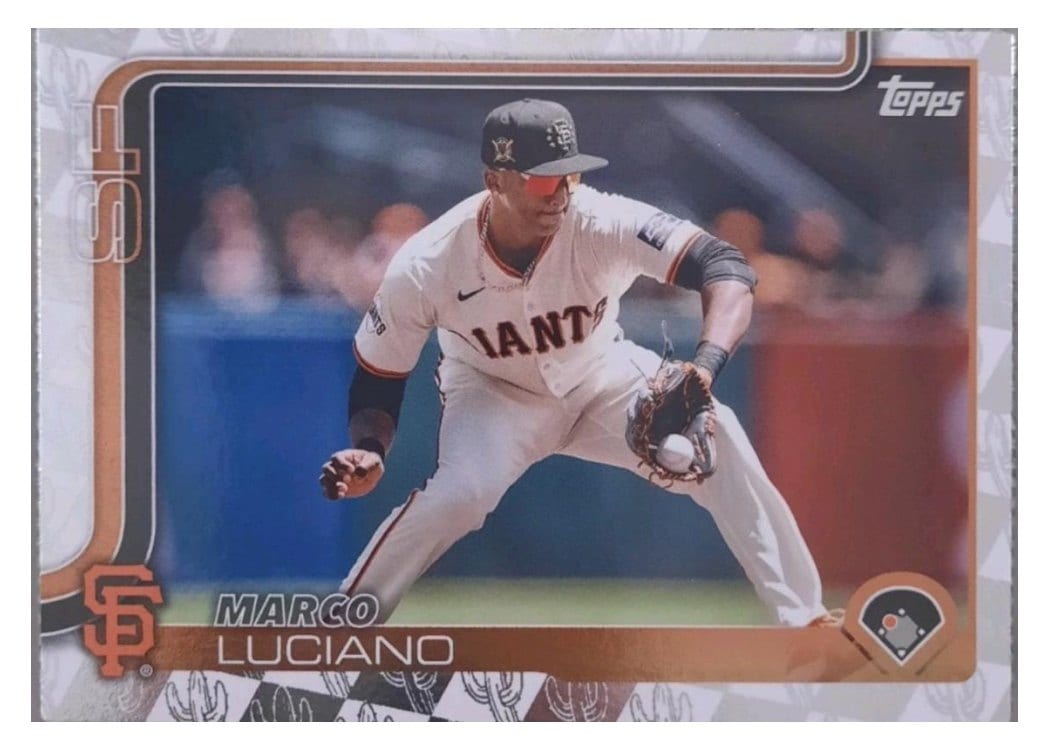 2025 Topps Base Set Marco Luciano #156 card