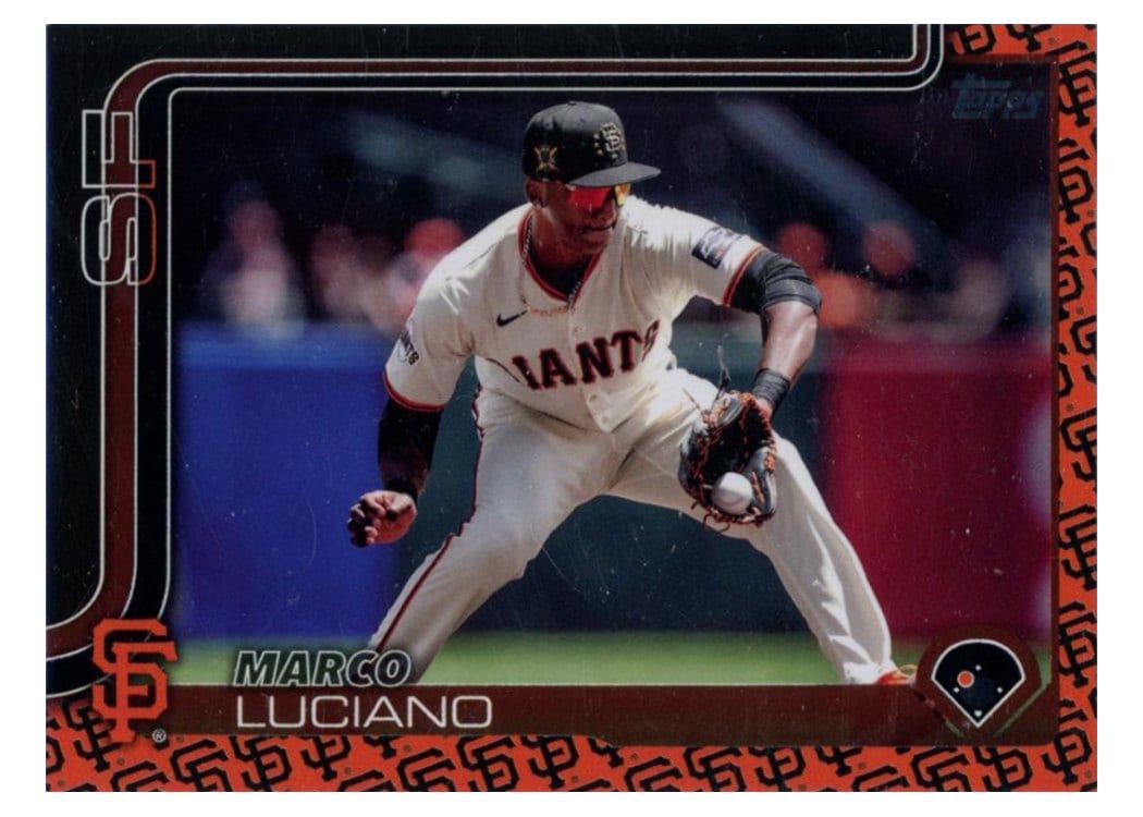 2025 Topps Base Set Marco Luciano #156 card