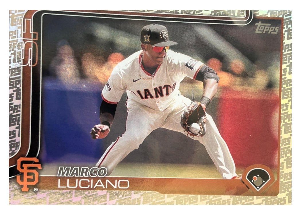 2025 Topps Base Set Marco Luciano #156 card