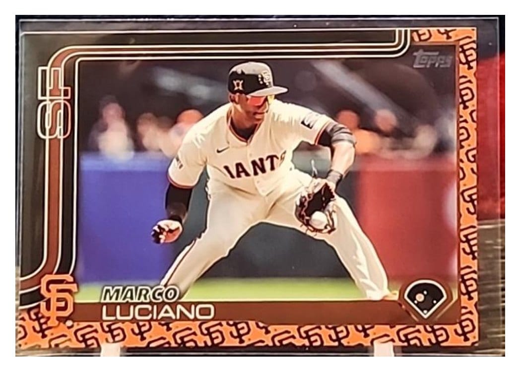 2025 Topps Base Set Marco Luciano #156 card