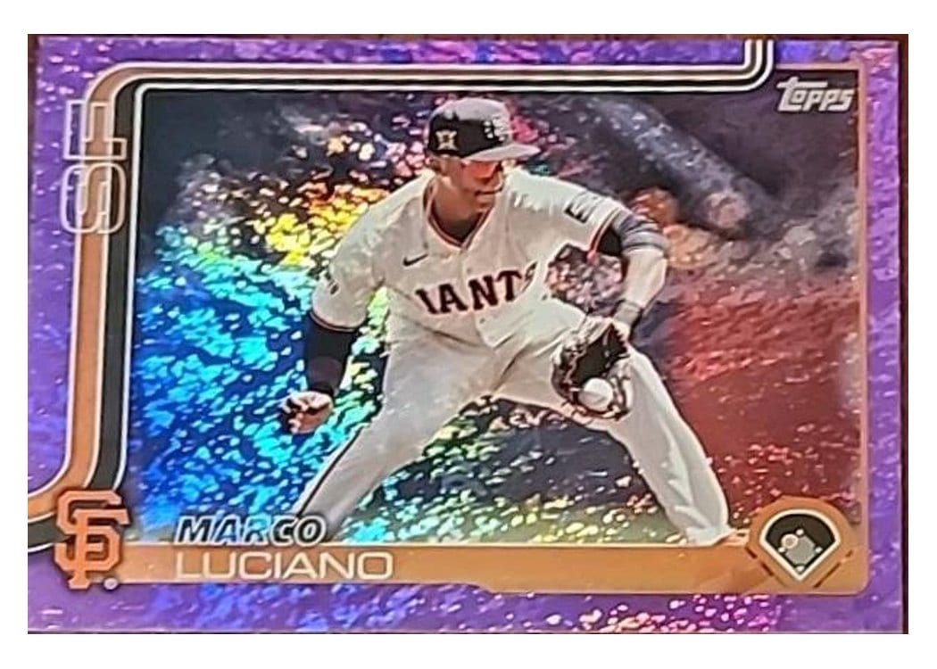 2025 Topps Base Set Marco Luciano #156 card