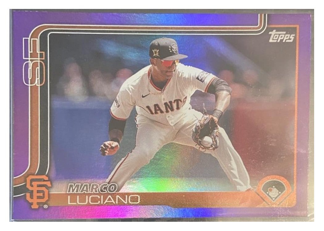 2025 Topps Base Set Marco Luciano #156 card