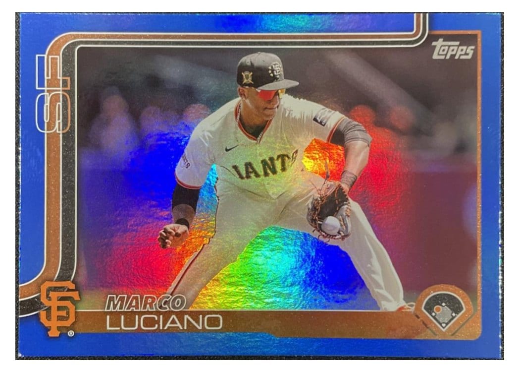 2025 Topps Base Set Marco Luciano #156 card