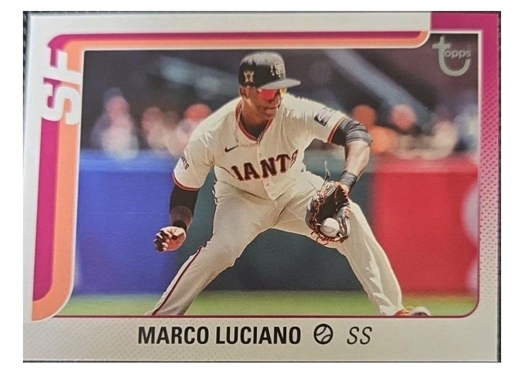 2025 Topps Base Set Marco Luciano #156 card