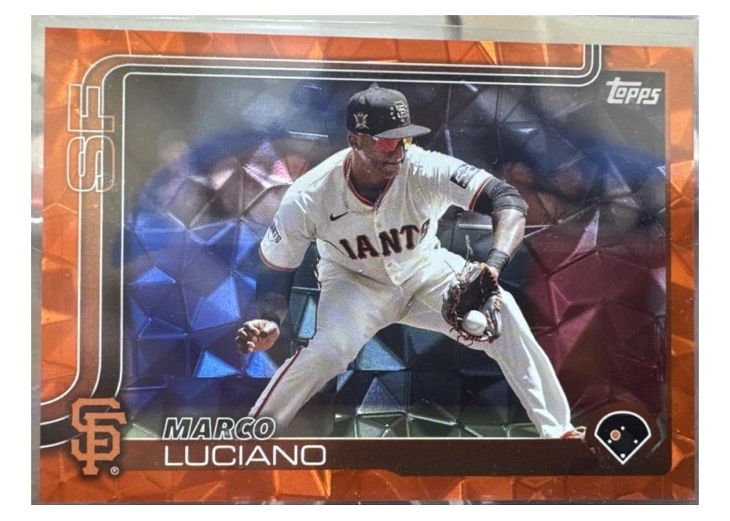 2025 Topps Base Set Marco Luciano #156 card