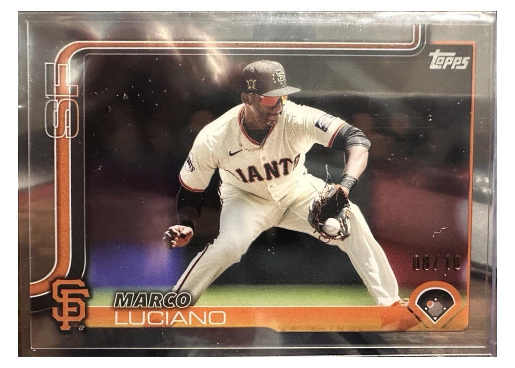 2025 Topps Base Set Marco Luciano #156 card