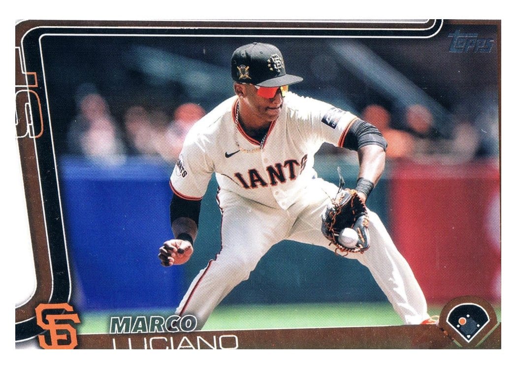 2025 Topps Base Set Marco Luciano #156 card
