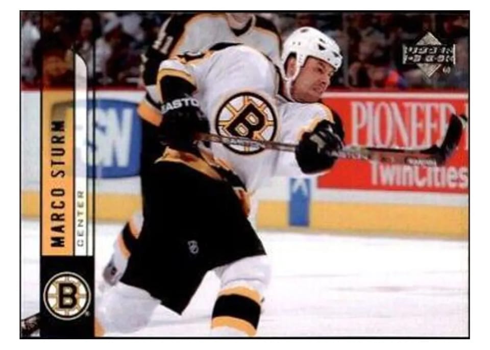 2006 Upper Deck Marco Sturm #18 card
