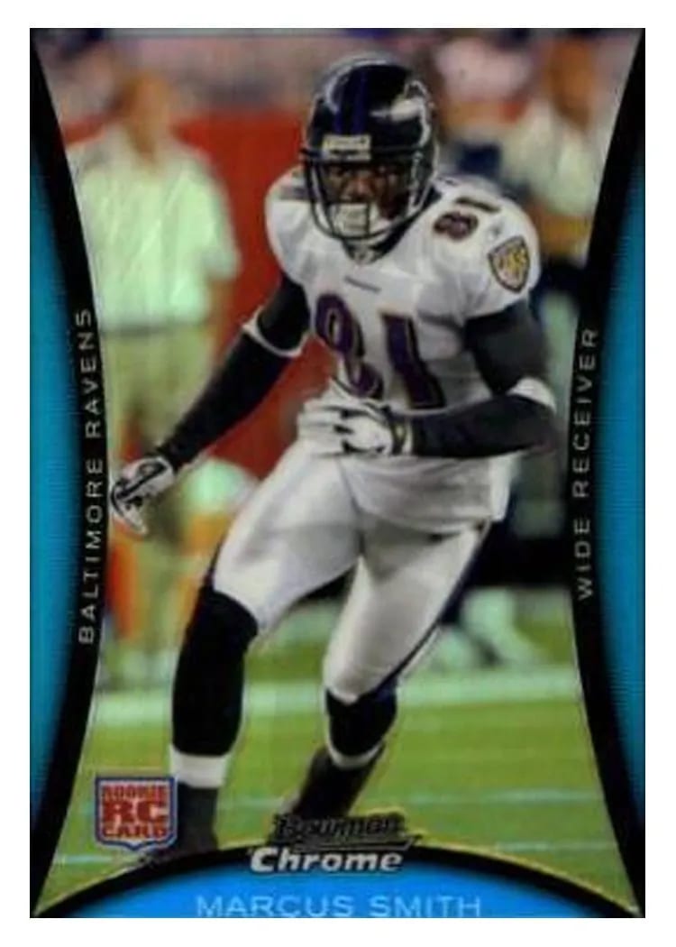 2008 Bowman Chrome Marcus A. Smith #BC22 card