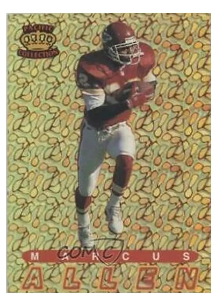 1994 Pacific Prisms Marcus Allen Gold #2 card