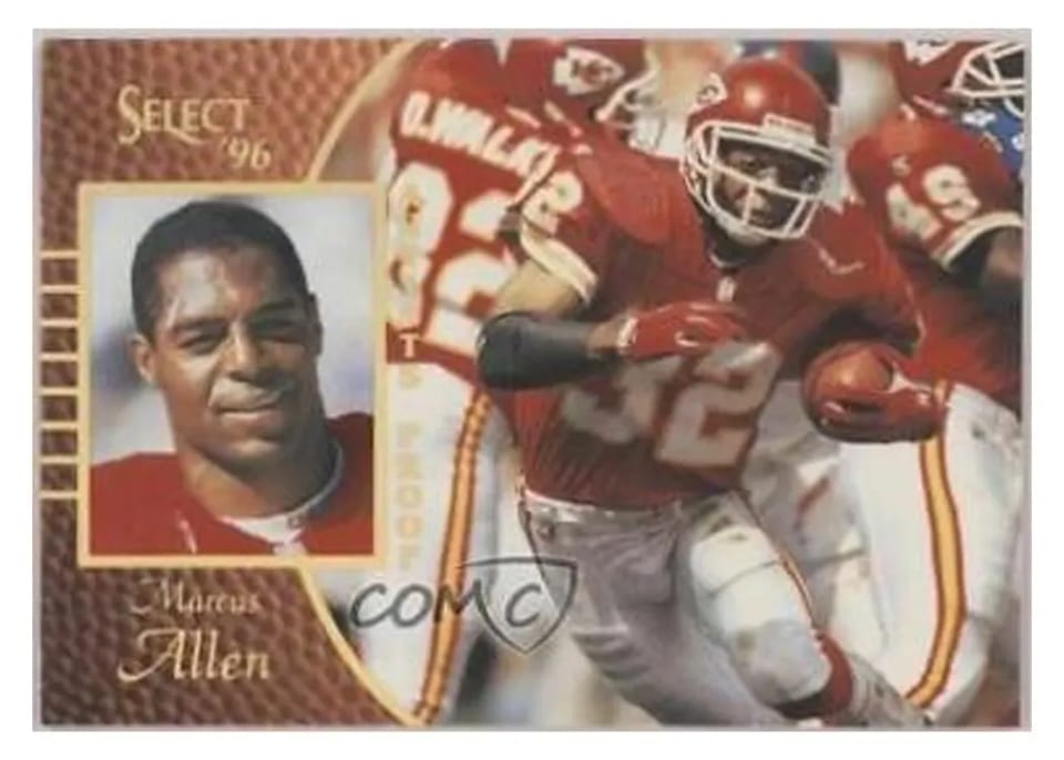 1996 Select Marcus Allen #26 card