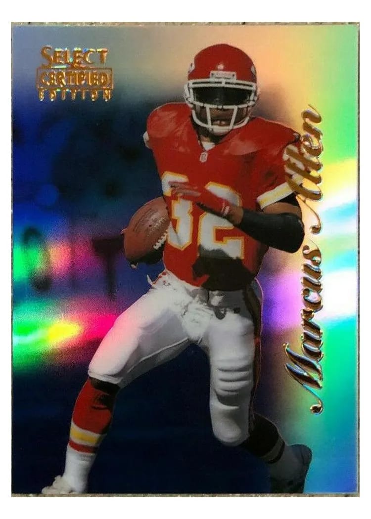 1996 Select Certified Marcus Allen #57 card