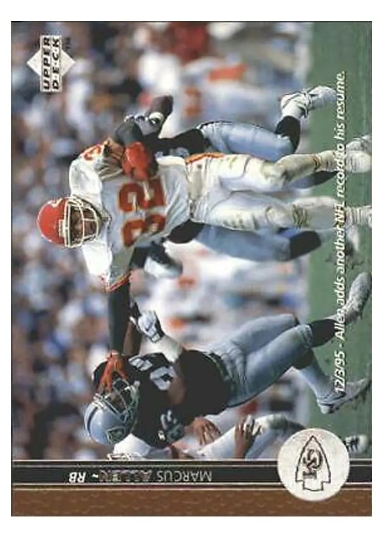 1996 Upper Deck Marcus Allen #75 card
