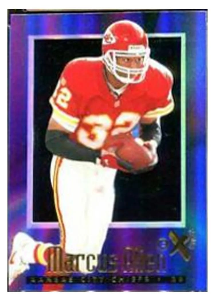 1997 Skybox E X2000 Marcus Allen #45 card