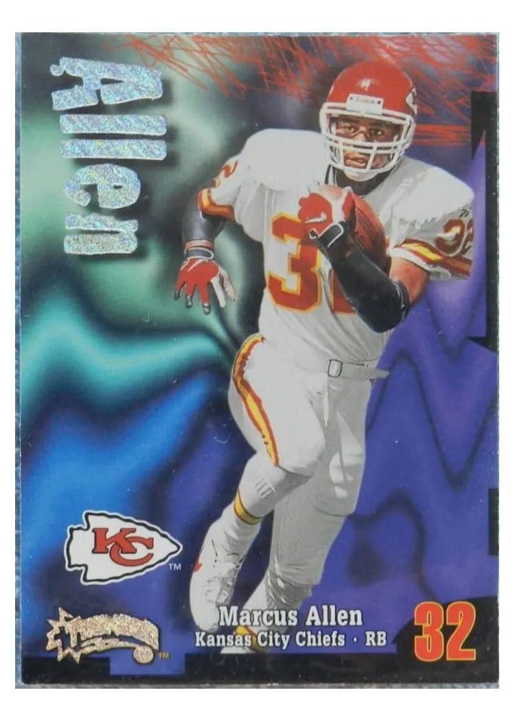 1998 Skybox Thunder Marcus Allen #32 card