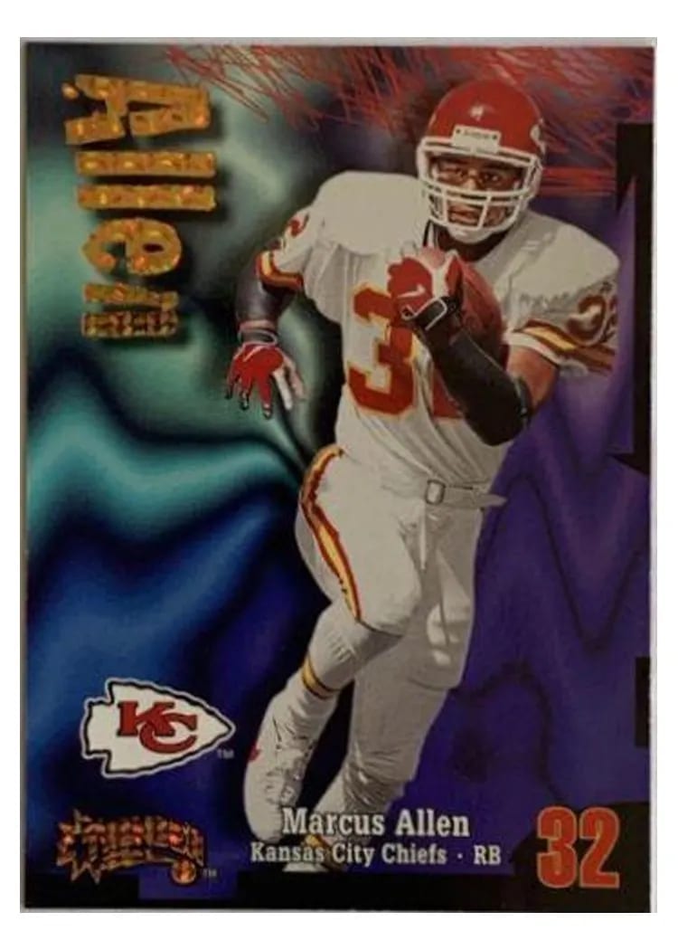1998 Skybox Thunder Marcus Allen #32 card