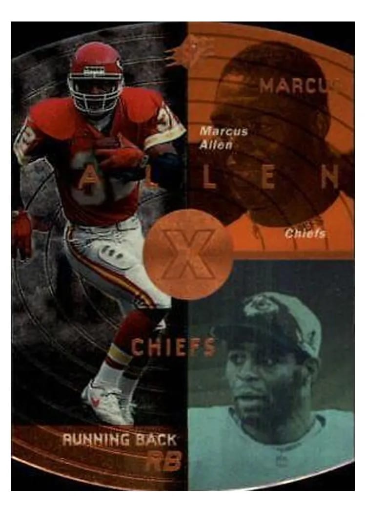 1998 SPx Marcus Allen #23 card