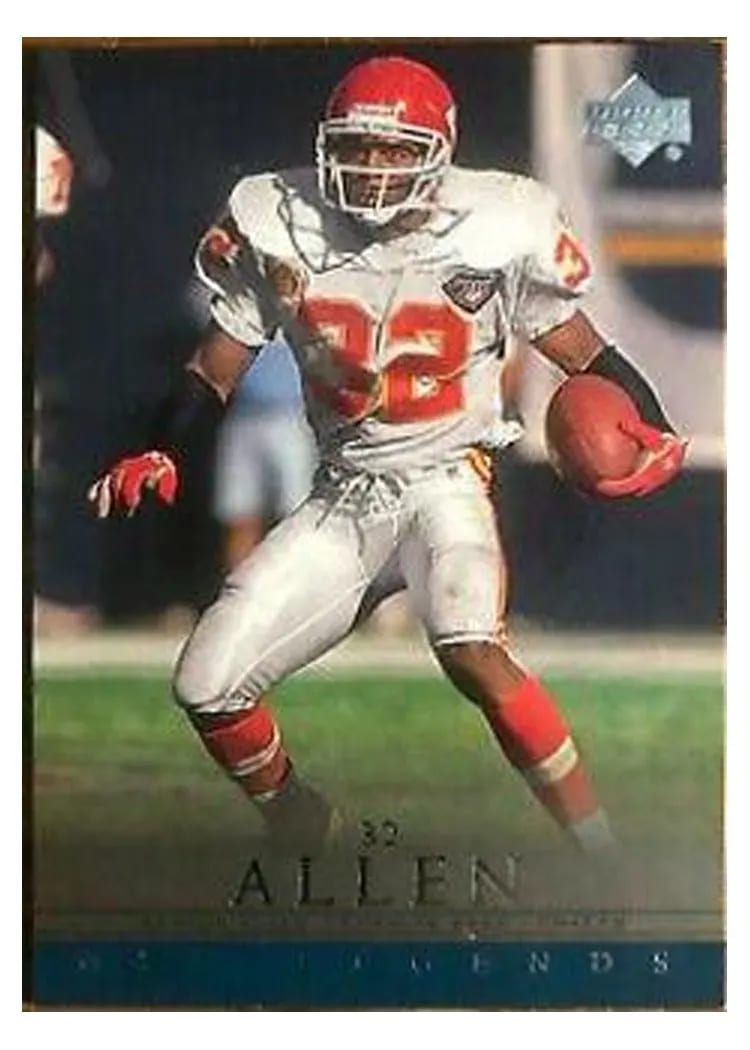 2000 Upper Deck Legends Marcus Allen #52 card