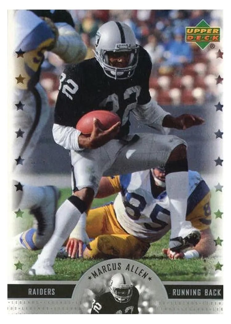 2005 Upper Deck Legends Marcus Allen #73 card
