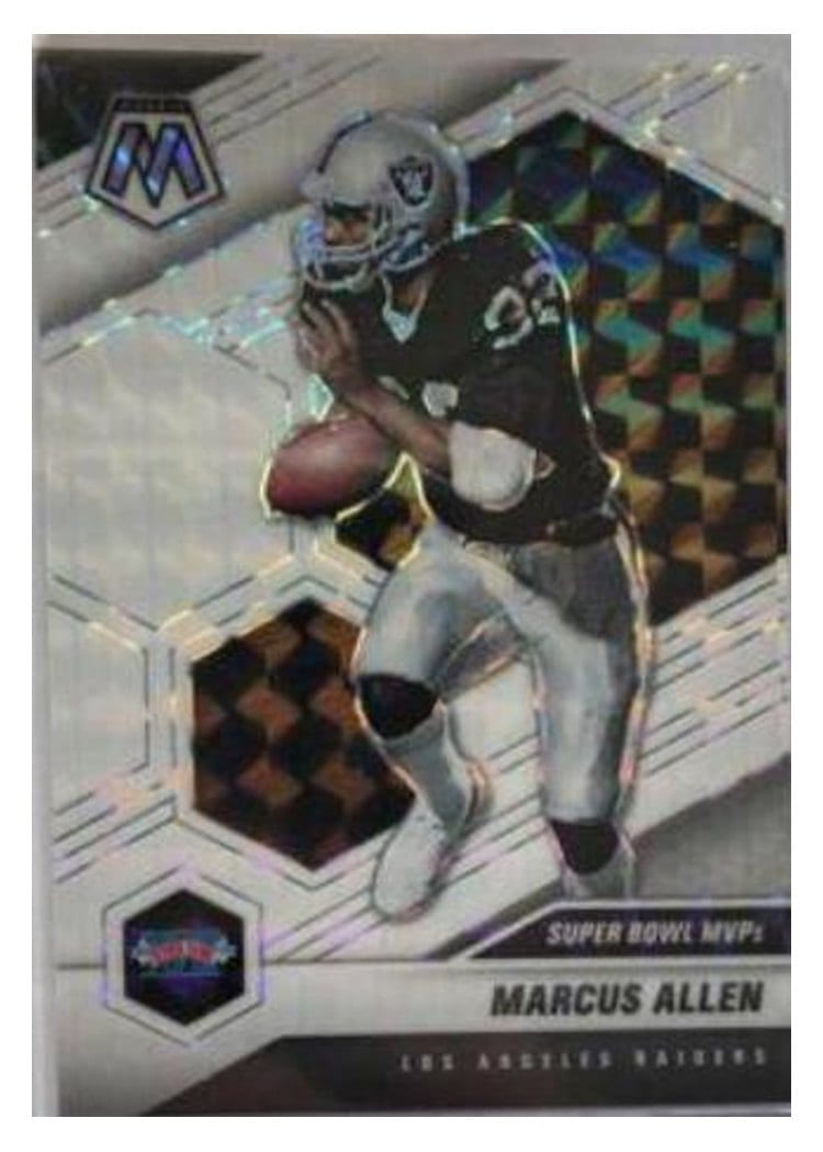 2021 Panini Mosaic Base Set Marcus Allen White Mosaic #298 card