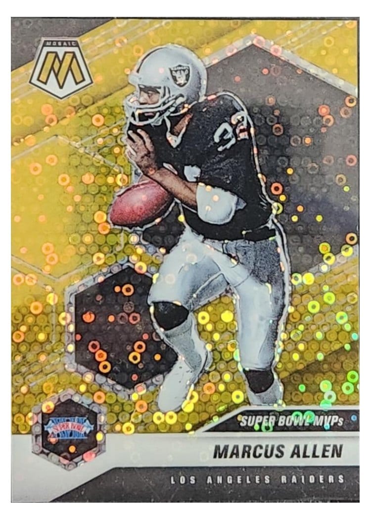 2021 Panini Mosaic Base Set Marcus Allen #298 card