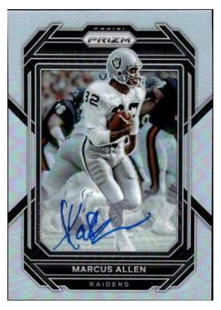 2022 Panini Prizm Base Set Marcus Allen #177 card