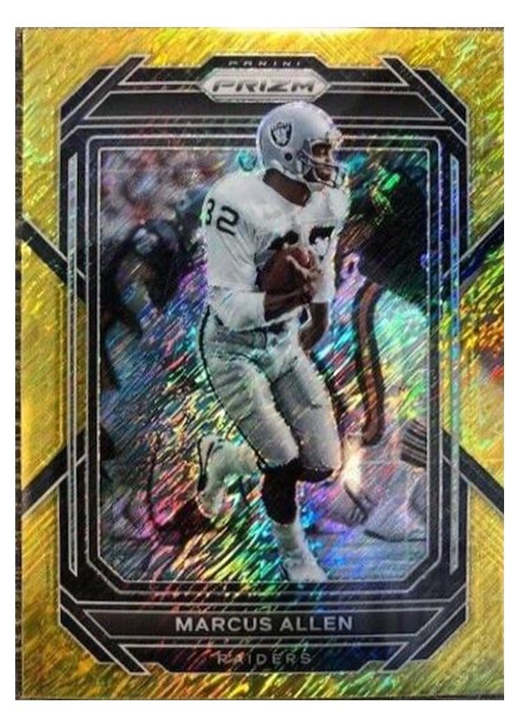 2022 Panini Prizm Base Set Marcus Allen #177 card