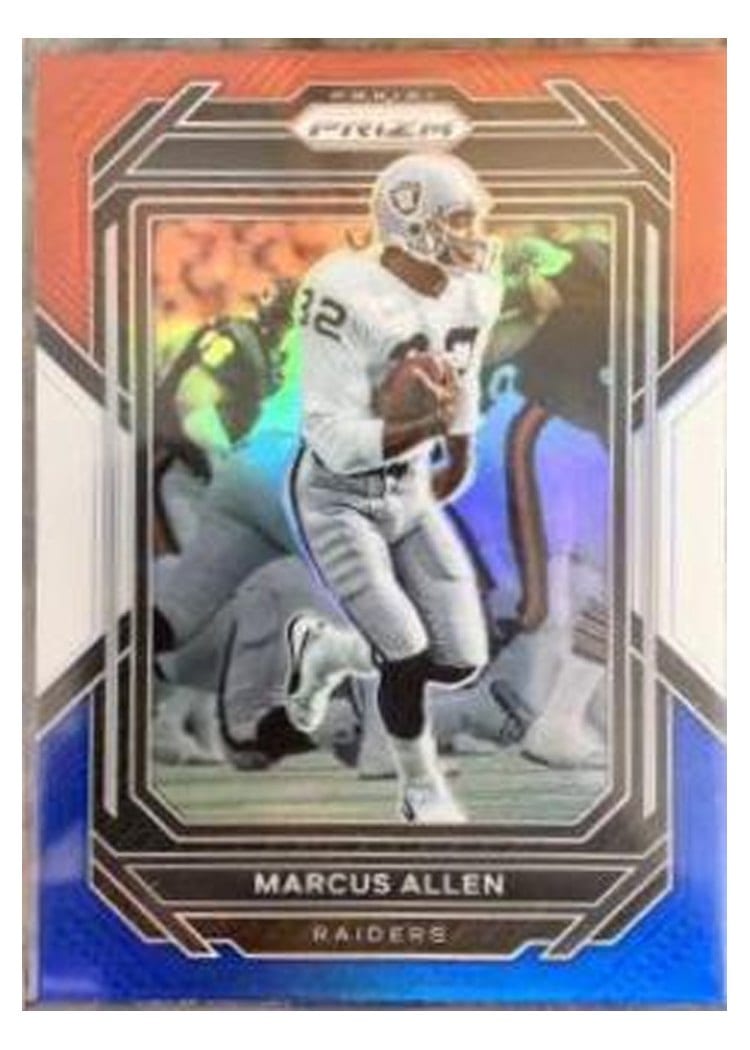 2022 Panini Prizm Base Set Marcus Allen #177 card