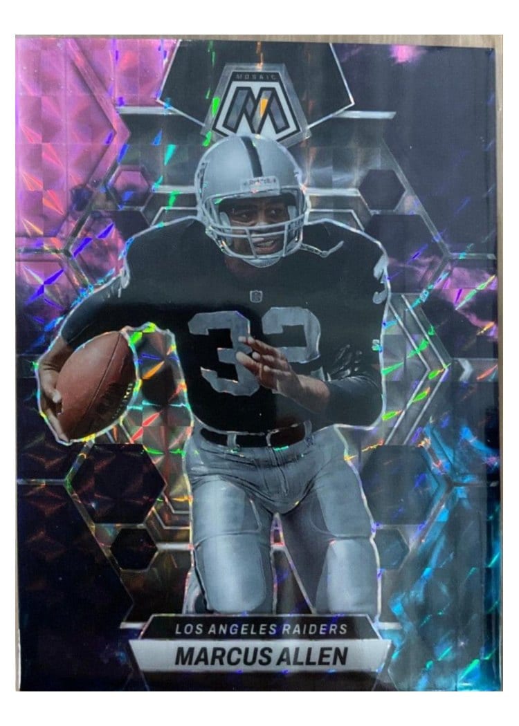 2023 Panini Mosaic Base Set Marcus Allen Choice Nebula #124 card